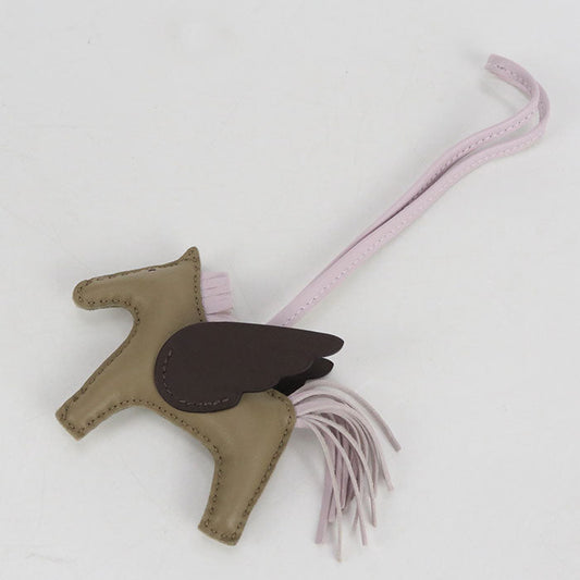 HERMES Rodeo Pegasus PM Bag charm Anyo Miro brown unisex