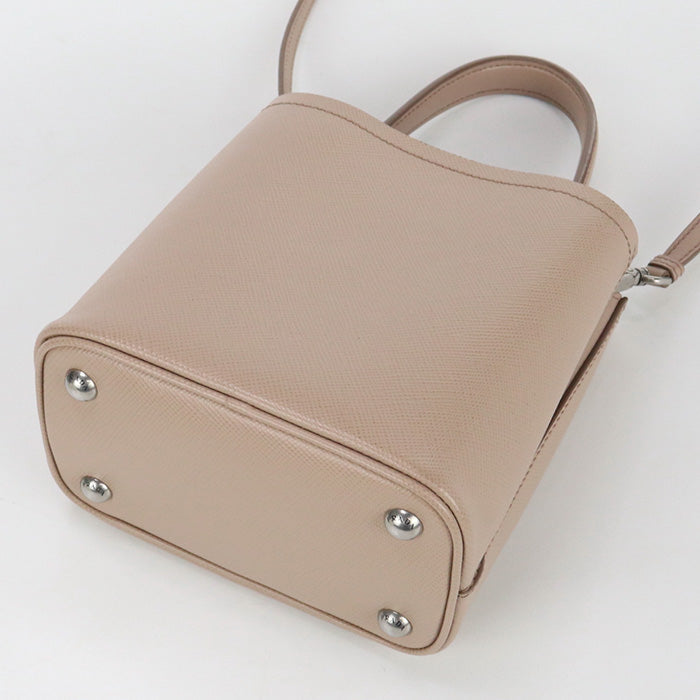 PRADA Saffiano PRADA Panniers Handbag leather pink Women