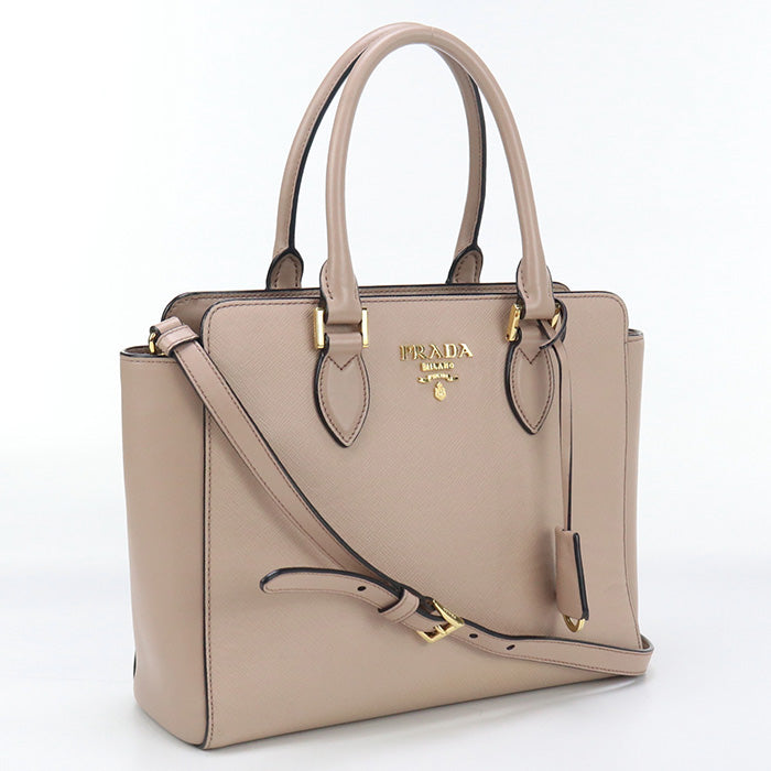 PRADA handbag Handbag Shoulder bag leather Pink Women