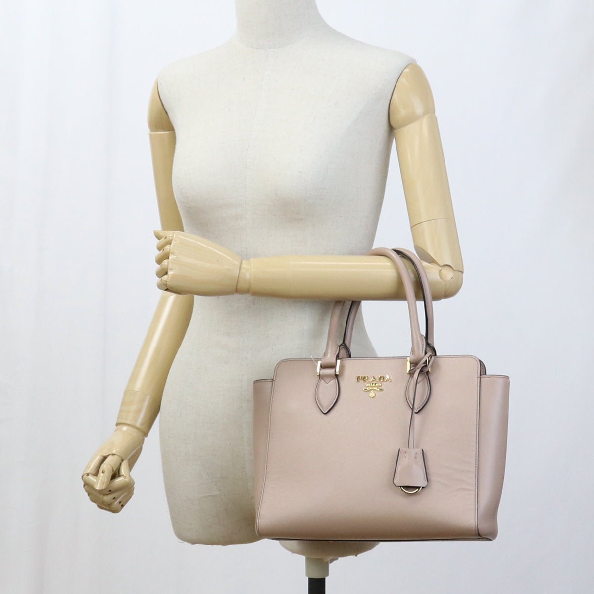 PRADA handbag Handbag Shoulder bag leather Pink Women