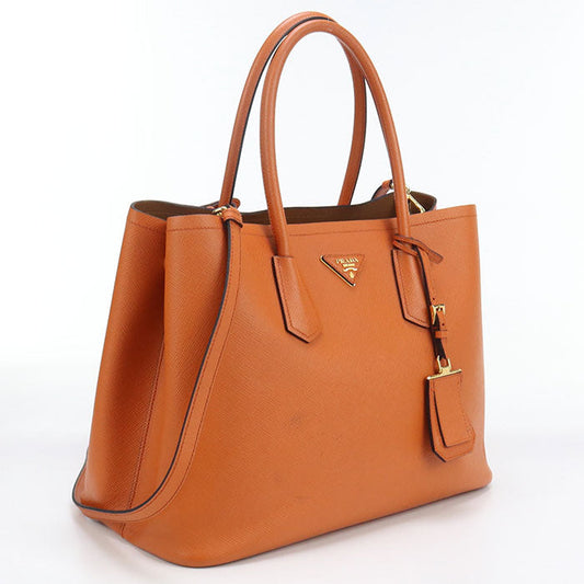 PRADA Tote Bag Safiano quiel 2WAYTote Bag leather Orange Women
