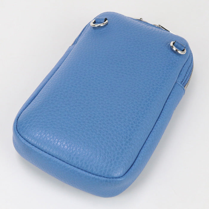 PRADA Shoulder Bag Diagonal leather Blue Women