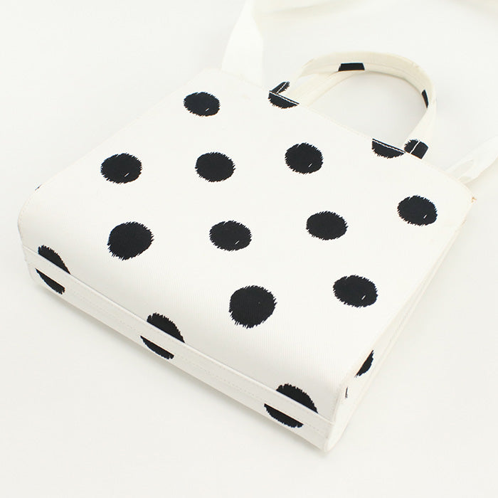 PRADA Tote Bag shoulder bag canvas white Women