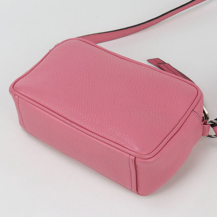PRADA Shoulder Bag Safiano Crossbody bag leather pink Women