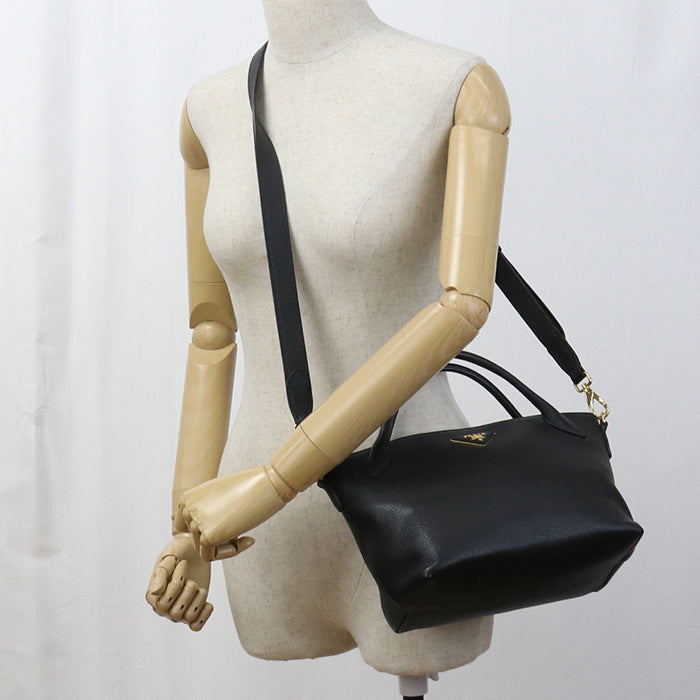PRADA Handbag/ handbag leather black Women