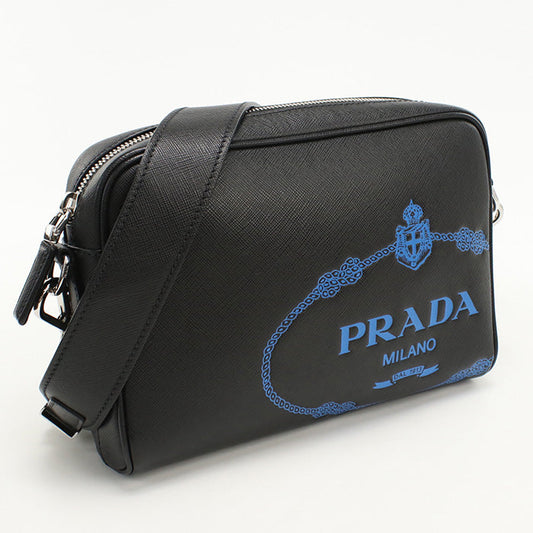 PRADA With logo Safiano Shoulder Bag leather mens(unisex)