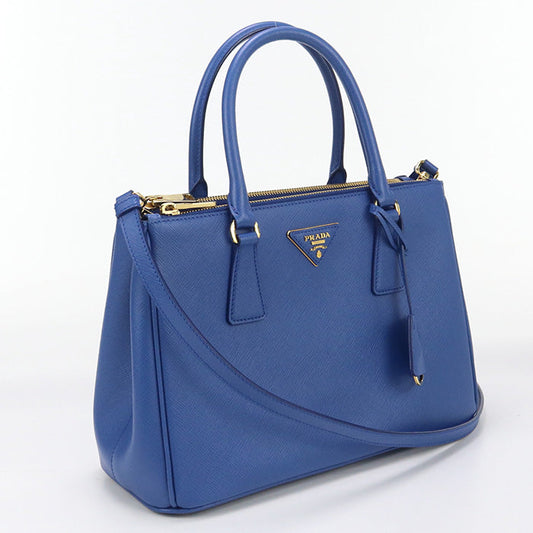 PRADA Tote Bag Safiano 2WAYTote Bag leather blue Women