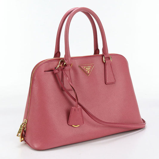 PRADA NZV Safiano leather Handbag leather pink Women