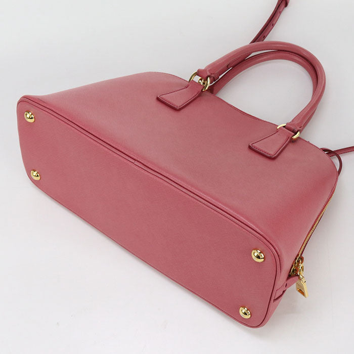 PRADA NZV Safiano leather Handbag leather pink Women