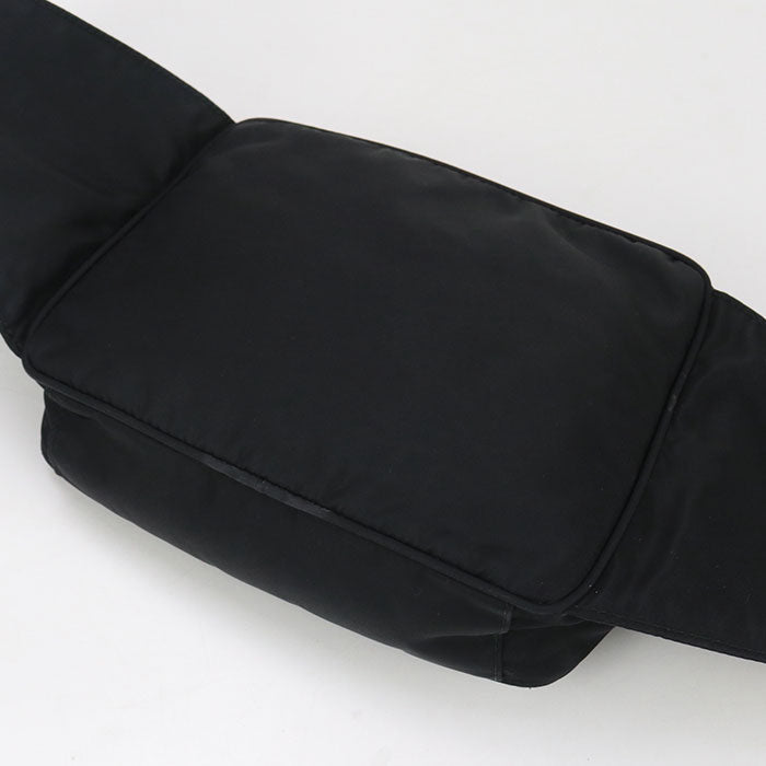 PRADA Belt bag body bag Nylon Black mens
