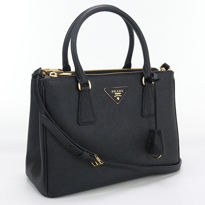 PRADA Tote Bag Galleria 2WAYTote Bag leather black Women