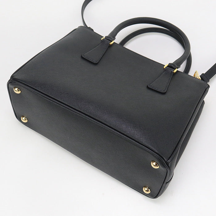 PRADA Tote Bag Galleria 2WAYTote Bag leather black Women