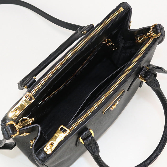 PRADA Tote Bag Galleria 2WAYTote Bag leather black Women