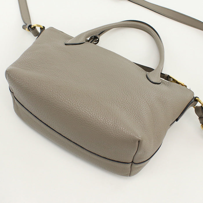 PRADA Handbag Viterodino handbag leather gray Women
