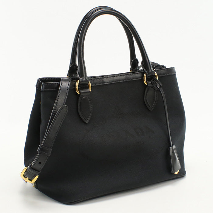 PRADA UCW Tote Bag canvas black Women