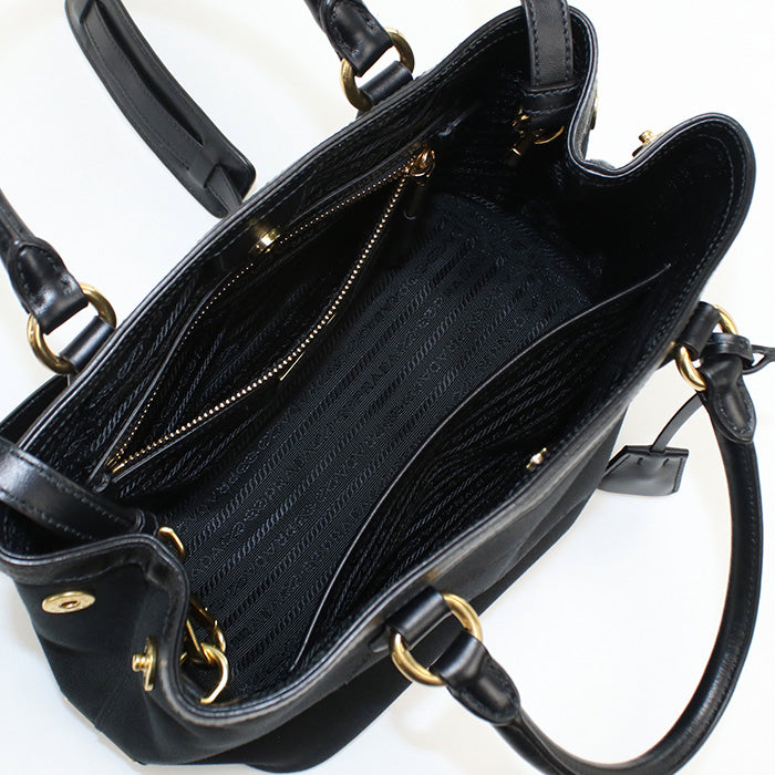PRADA UCW Tote Bag canvas black Women