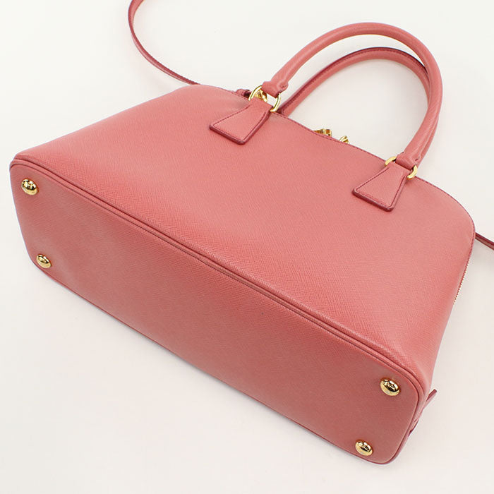 PRADA Handbag Safiano handbag leather pink Women