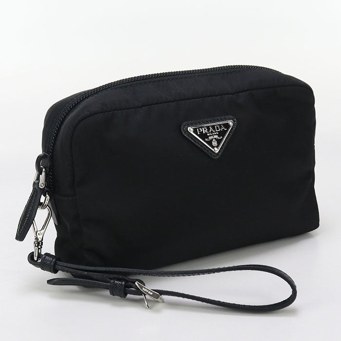 PRADA Pouch Nylon black Women
