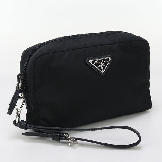PRADA Pouch Nylon black Women