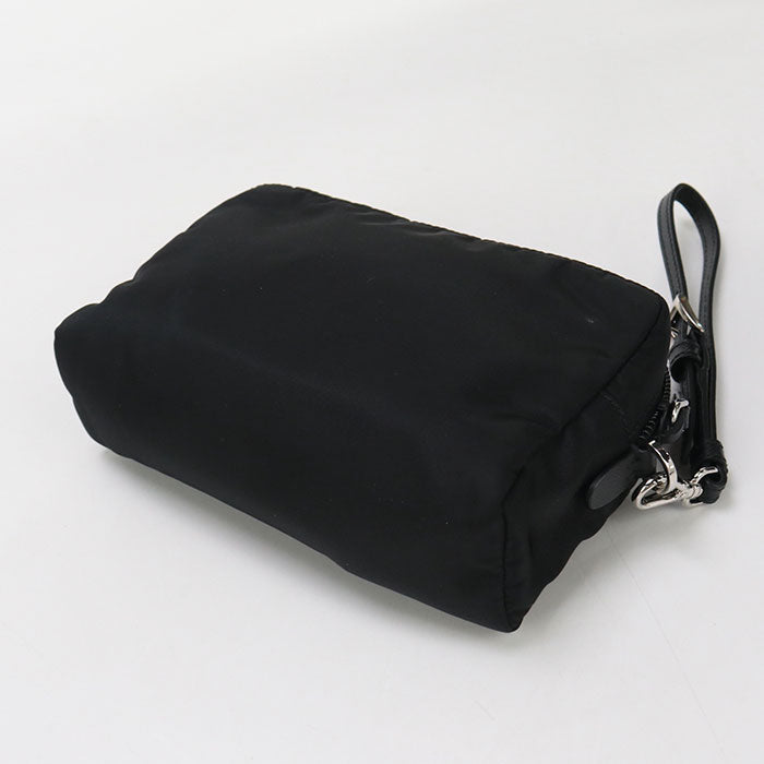 PRADA Pouch Nylon black Women