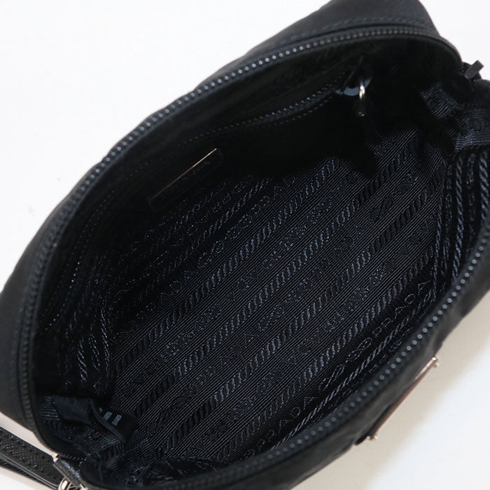 PRADA Pouch Nylon black Women