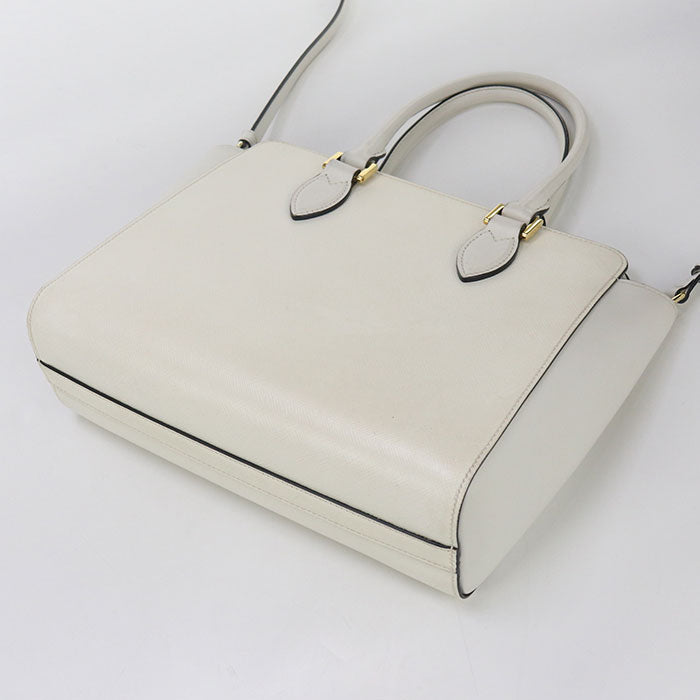PRADA Tote Bag leather white Women