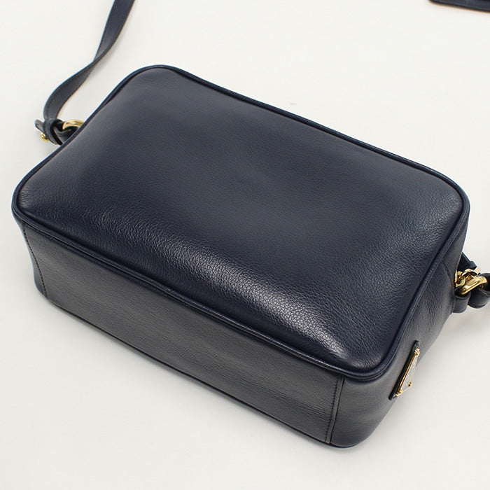 PRADA Small Calfskin/Small Shoulder Bag navy Women