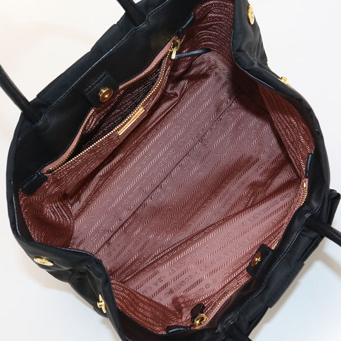 PRADA Tote Bag Nylon black Women
