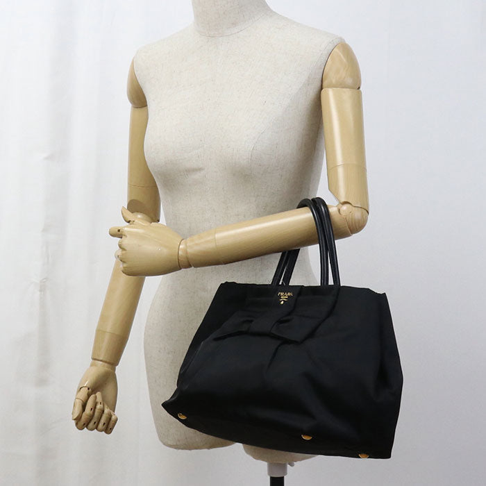 PRADA Tote Bag Nylon black Women
