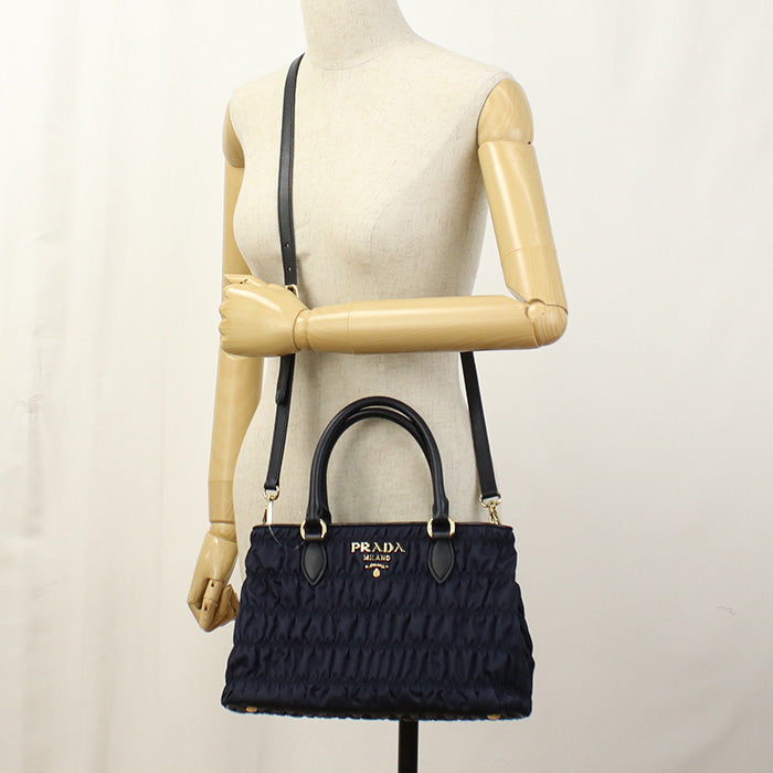 PRADA Tote Bag Nylon/2WAYTote Bag navy Women