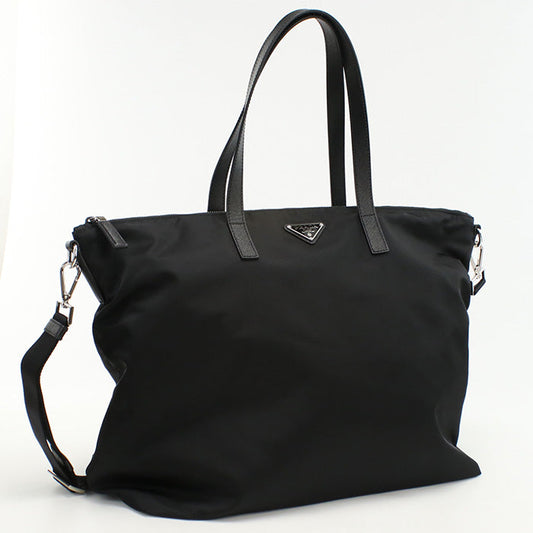 PRADA Tote Bag Nylon black mens