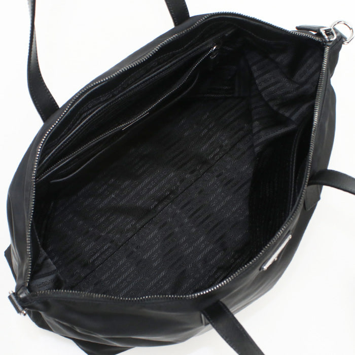 PRADA Tote Bag Nylon black mens