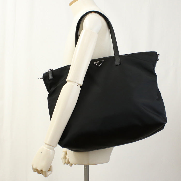 PRADA Tote Bag Nylon black mens
