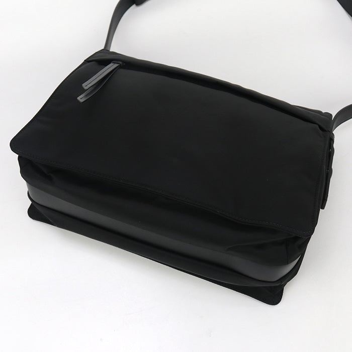 PRADA RFLH Medium Padded Diagonal Shoulder Bag black Women