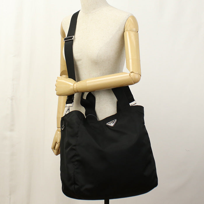 PRADA Tote Bag Nylon/2WAYTote Bag black Women