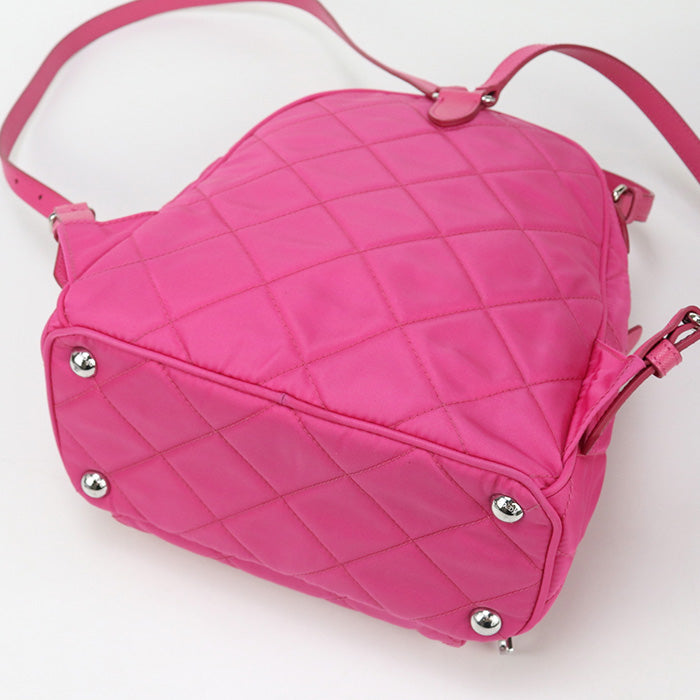 PRADA Backpack Backpack Nylon pink Women