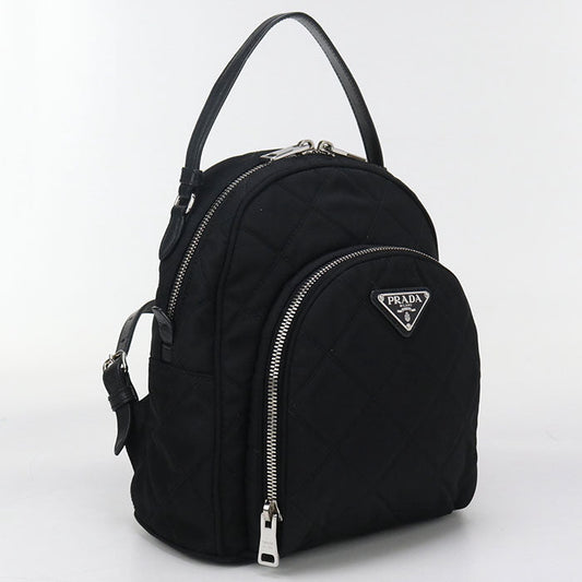 PRADA backpack Backpack Nylon/leather black Women