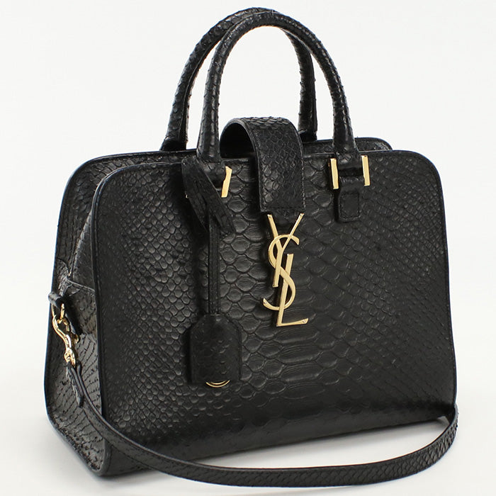 SAINT LAURENT 568853 Tote Bag Baby Kabas Tote Bag leather black Women