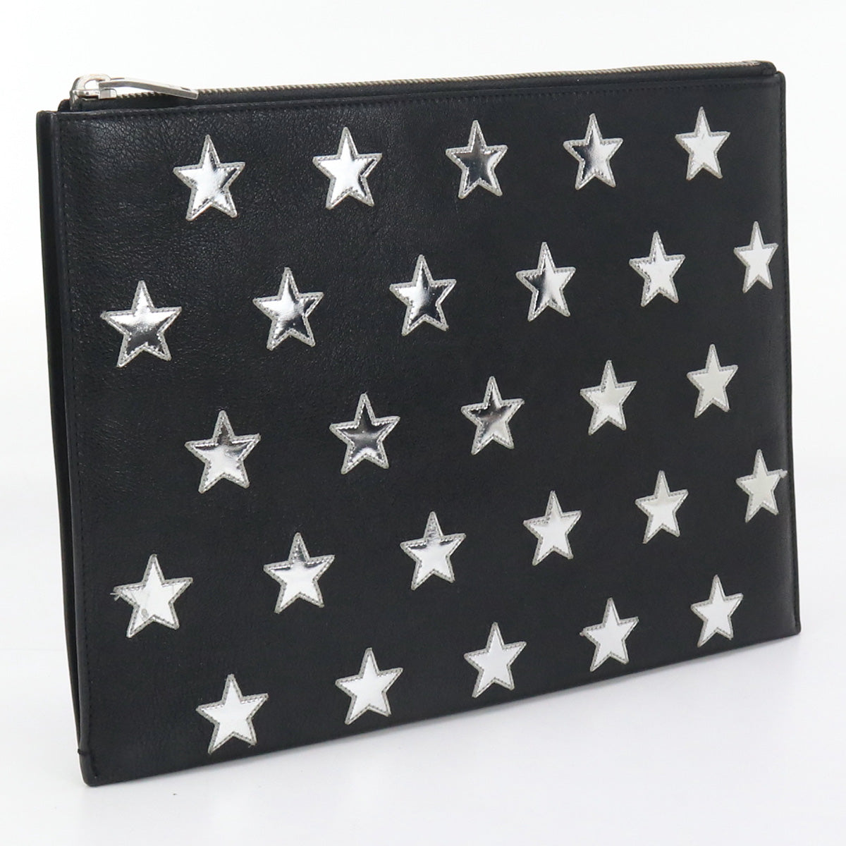 SAINT LAURENT Clutch bag Clutch bag leather black mens