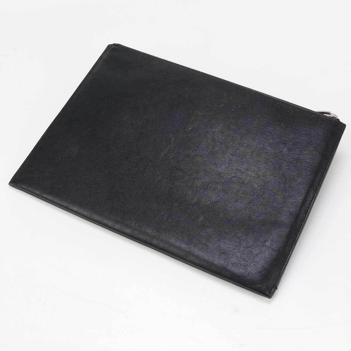 SAINT LAURENT Clutch bag Clutch bag leather black mens