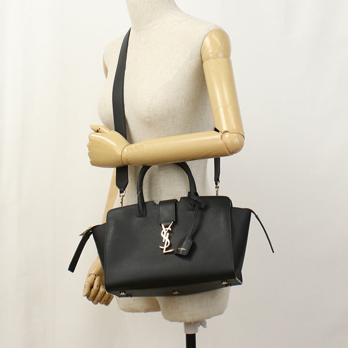 SAINT LAURENT 436832 Handbag Monogram Saint Laurent Downtown handbag leather black Women