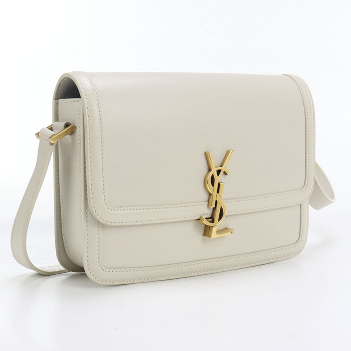 SAINT LAURENT 634305 Solferino Shoulder Bag leather white Women