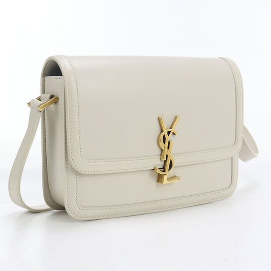 SAINT LAURENT 634305 Solferino Shoulder Bag leather white Women