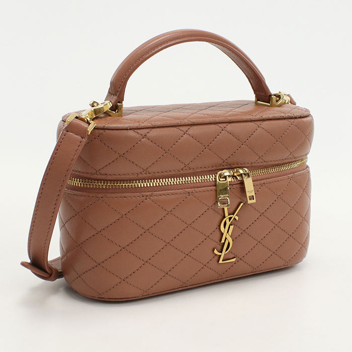 SAINT LAURENT 766731 Shoulder Bag Gabby Vanity bag leather pink Women