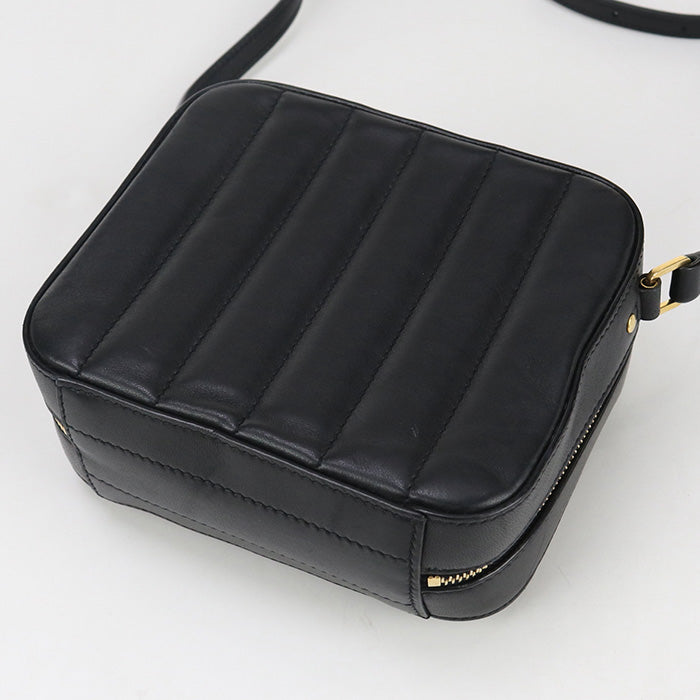 SAINT LAURENT 554075 Shoulder Bag VICKY Camera bag leather black Women