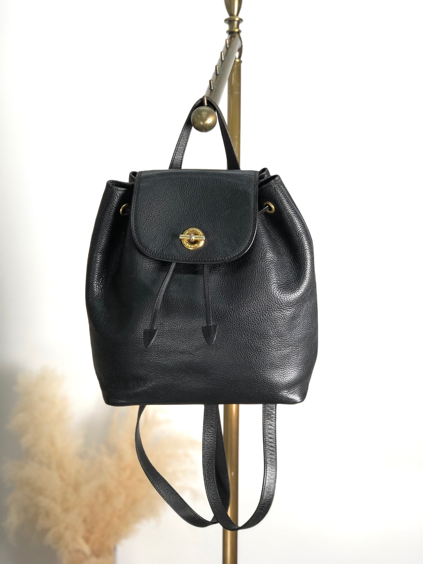 CELINE Toggle Clasp Backpack Black u7henu