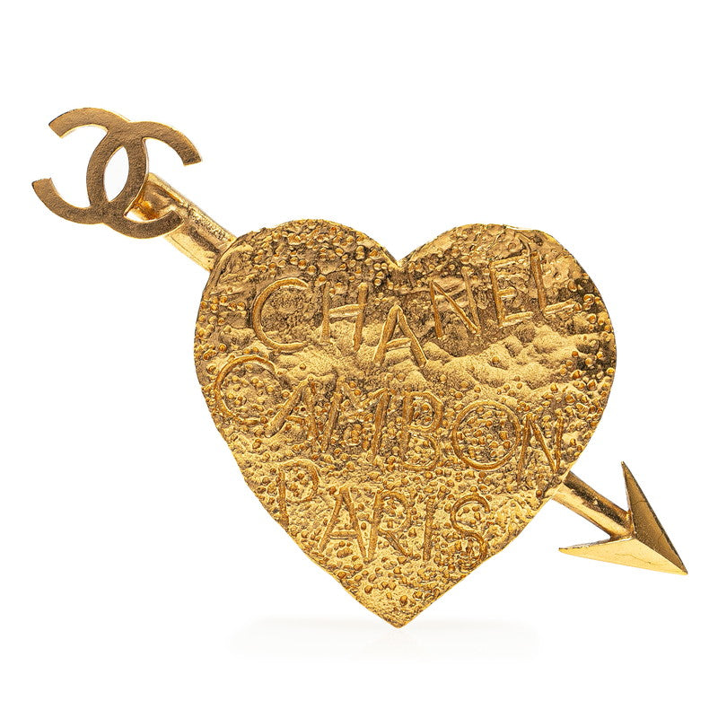 Chanel Coco Mark Arrow Heart Brooch Handbag