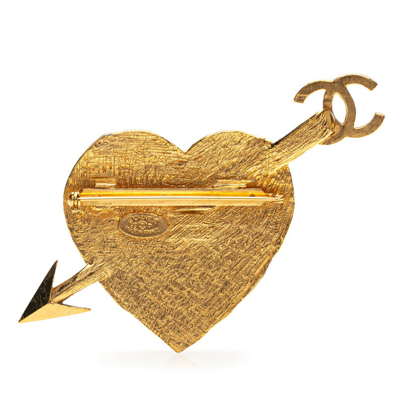 Chanel Coco Mark Arrow Heart Brooch Handbag