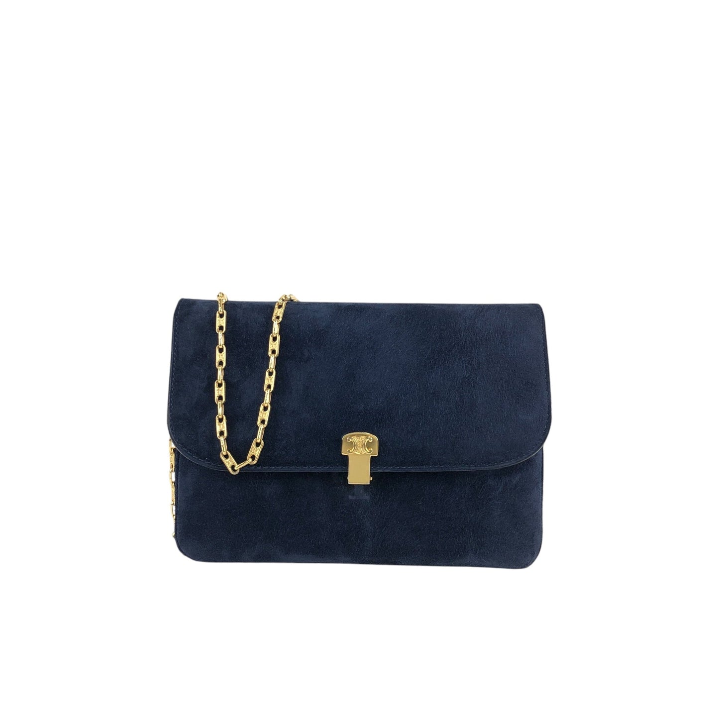 CELINE Chain Shoulder bag Navy bppgsa