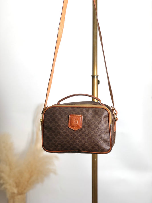 CELINE Two-way Handbag Shoulder bag Brown 8rtyi2
